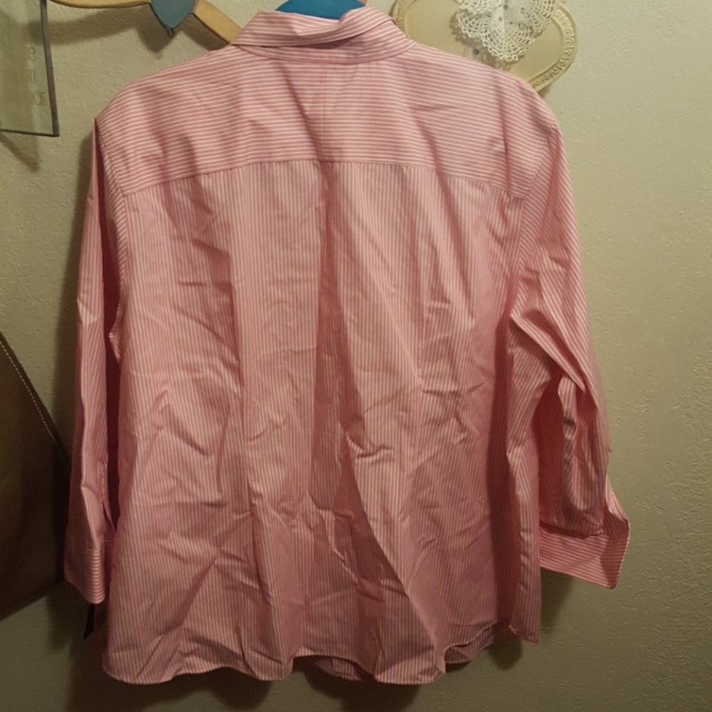 Button down striped blouse - Picture 4 of 4